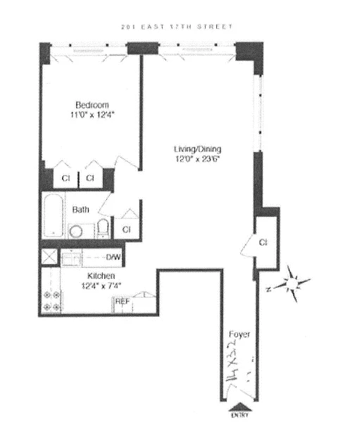 Unit for sale at 201 E 17th Street, Manhattan, NY 10003