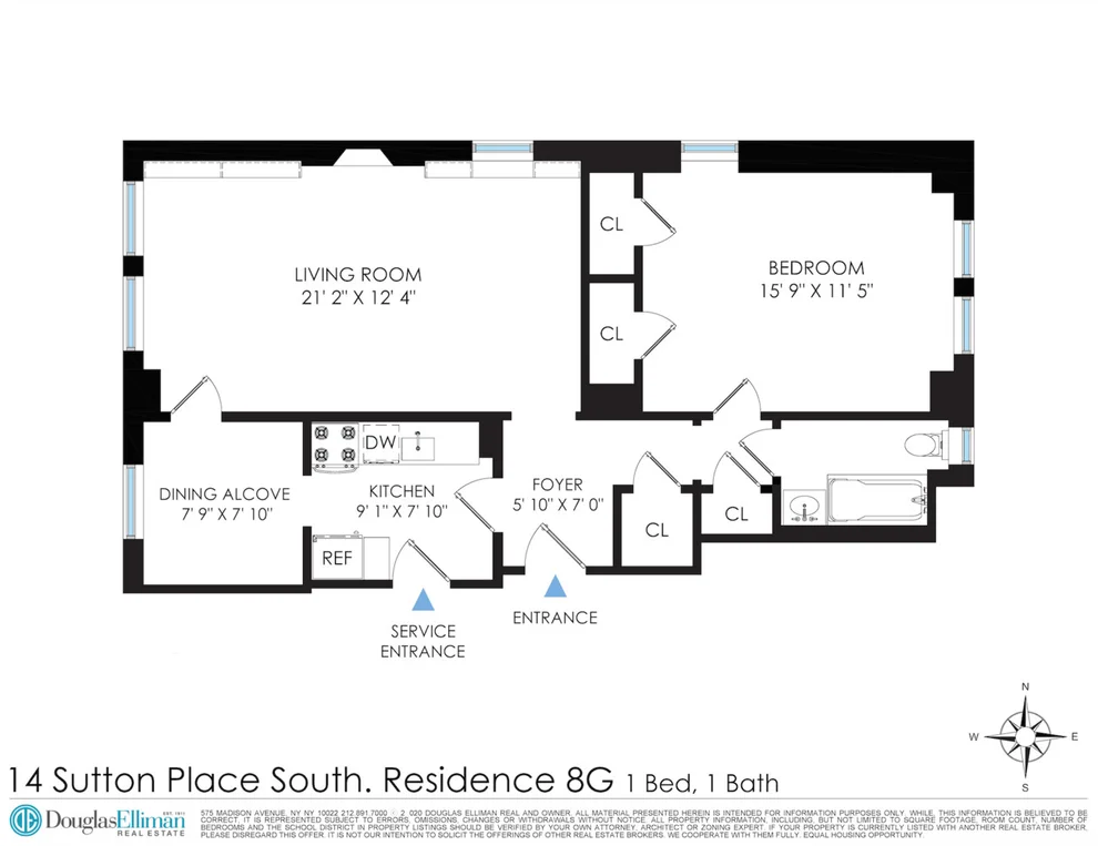 Unit for sale at 14 SUTTON Place S, Manhattan, NY 10022