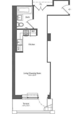 Unit for sale at 505 W 47th Street, Manhattan, NY 10036