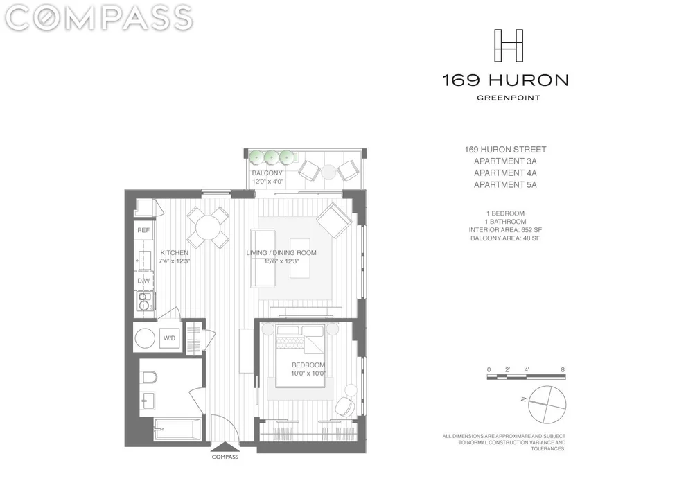 Unit for sale at 169 Huron Street, Brooklyn, NY 11222
