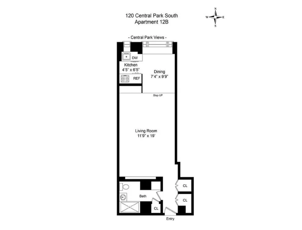 Unit for sale at 120 CENTRAL Park S, Manhattan, NY 10019