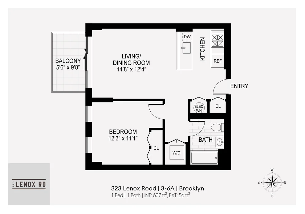 Unit for sale at 323 LENOX Road, Brooklyn, NY 11226