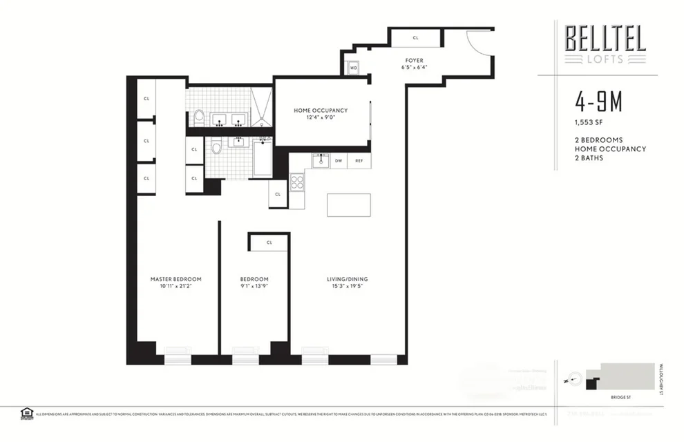 Unit for sale at 365 Bridge Street, Brooklyn, NY 11201