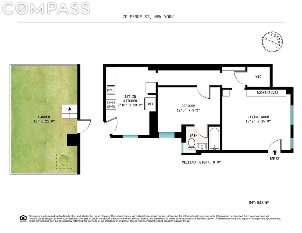 Unit for sale at 79 Perry Street, Manhattan, NY 10014