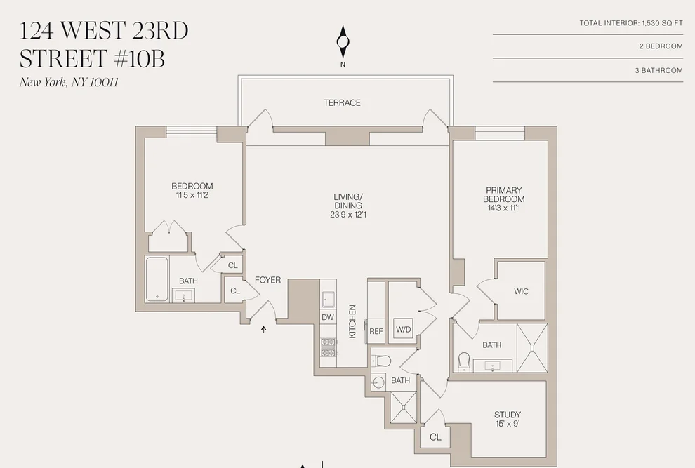 Unit for sale at 124 W 23rd Street, Manhattan, NY 10011