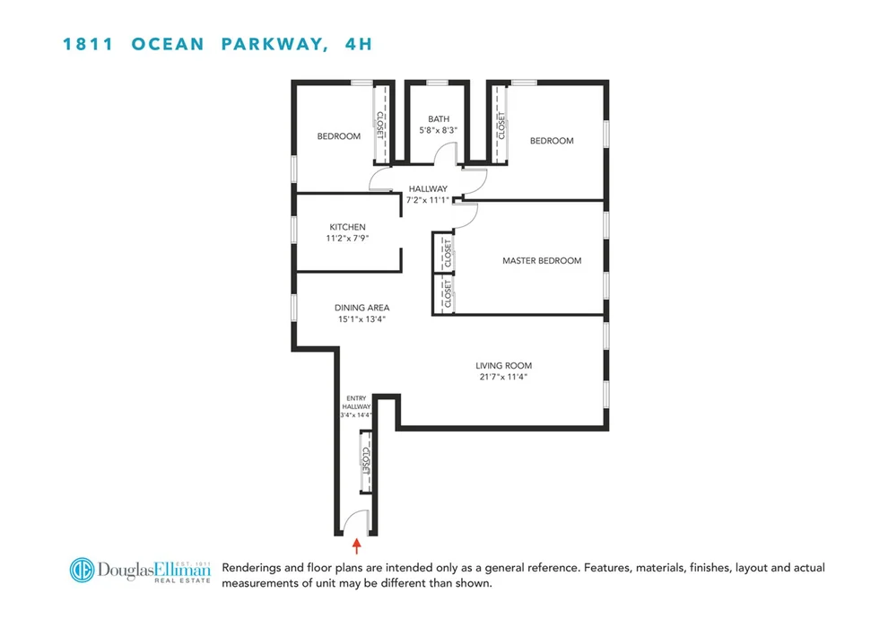 Unit for sale at 1811 OCEAN Parkway, Brooklyn, NY 11223