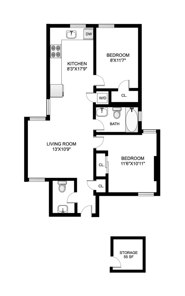 Unit for sale at 627 WILSON Avenue, Brooklyn, NY 11207