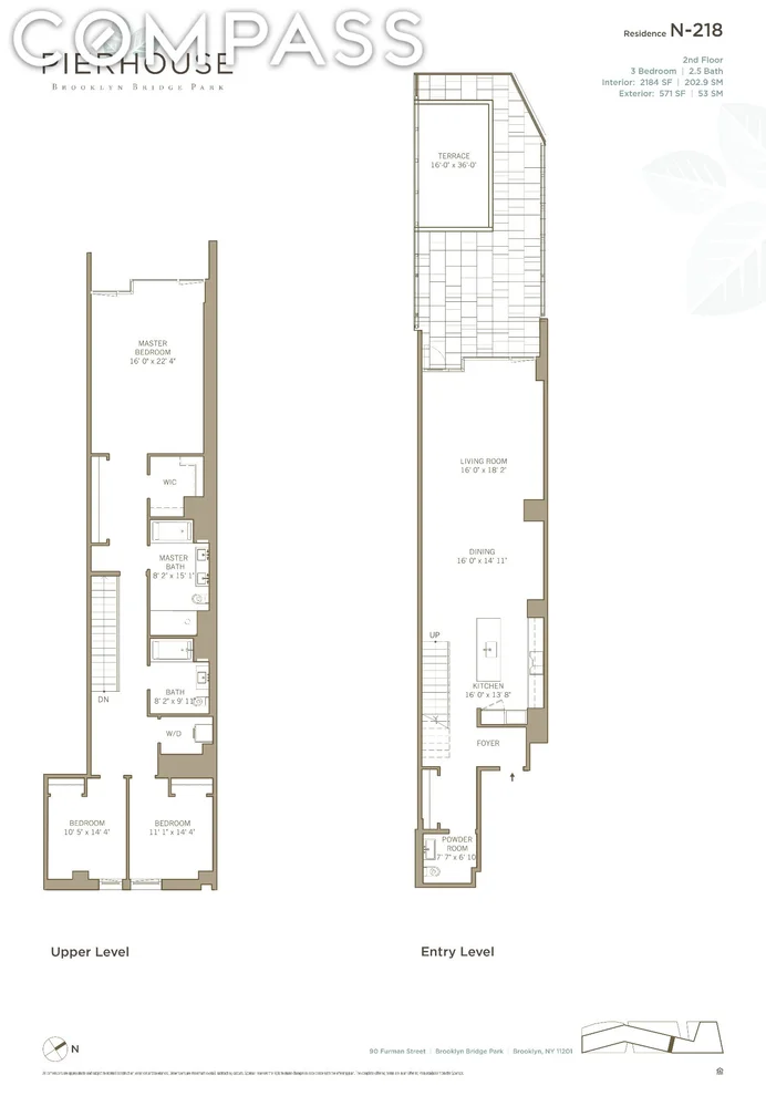 Unit for sale at 90 Furman Street, Brooklyn, NY 11201
