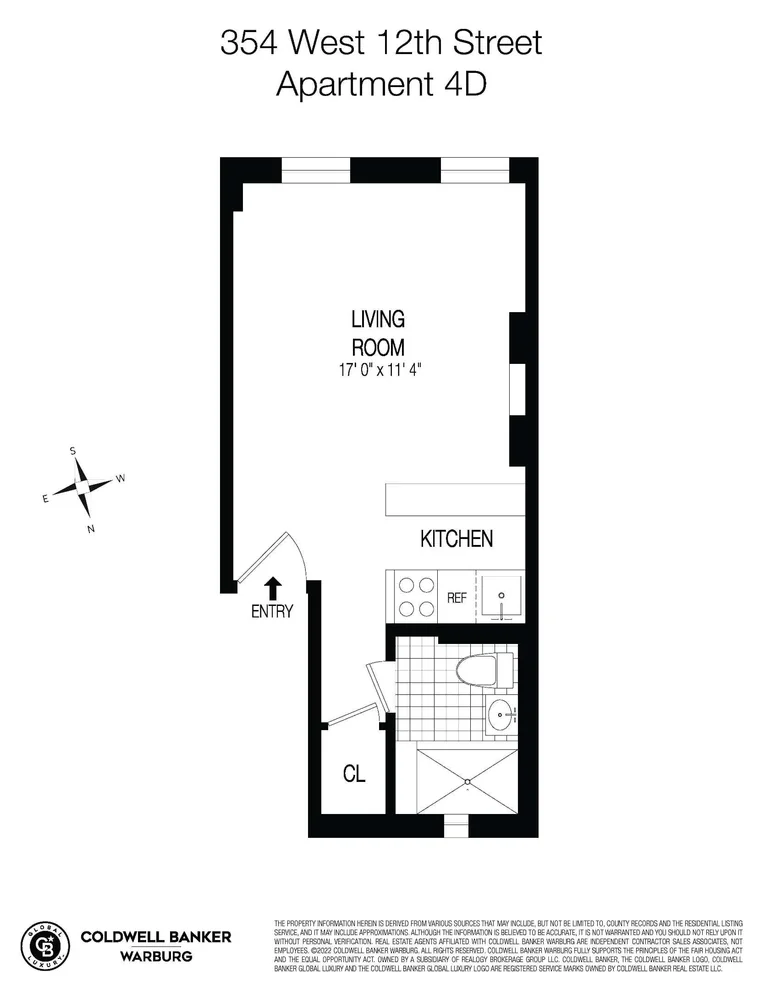 Unit for sale at 350-354 W 12th Street, Manhattan, NY 10014