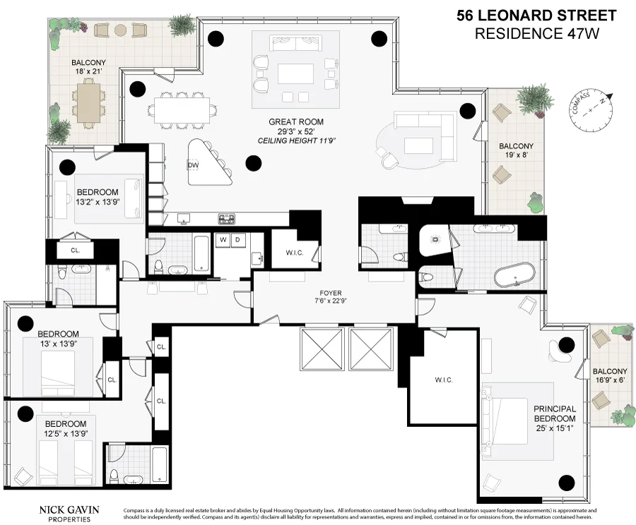 Unit for sale at 56 Leonard Street, Manhattan, NY 10013