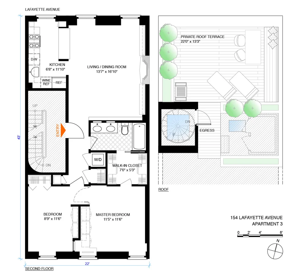 Unit for sale at 154 LAFAYETTE Avenue, Brooklyn, NY 11238