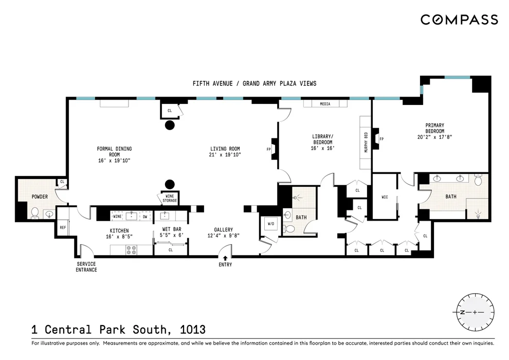 Unit for sale at 1 Central Park S, Manhattan, NY 10019
