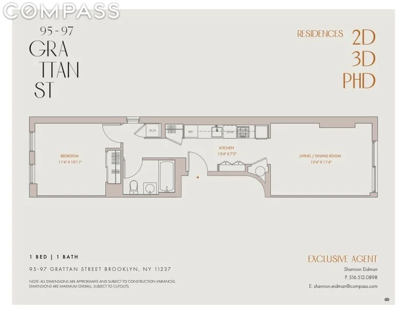 Unit for sale at 97 Grattan Street, Brooklyn, NY 11237