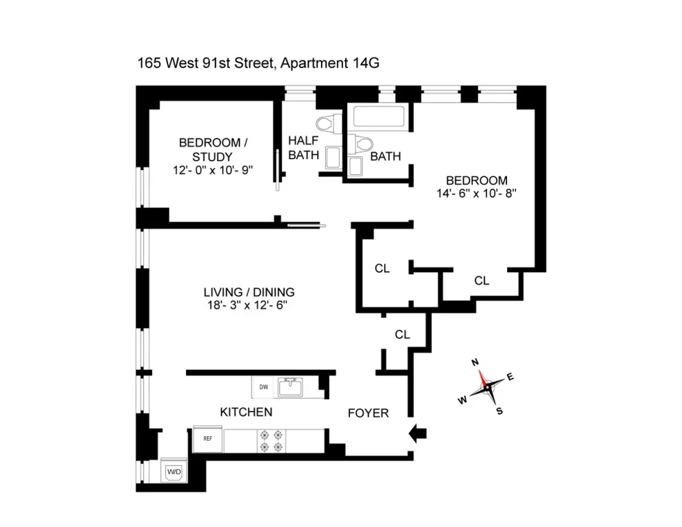Unit for sale at 165 W 91ST Street, Manhattan, NY 10024