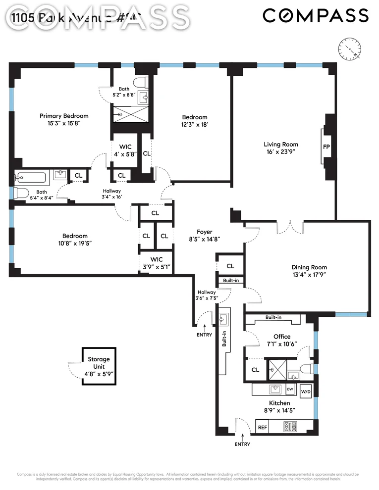 Unit for sale at 1105 Park Avenue, Manhattan, NY 10128