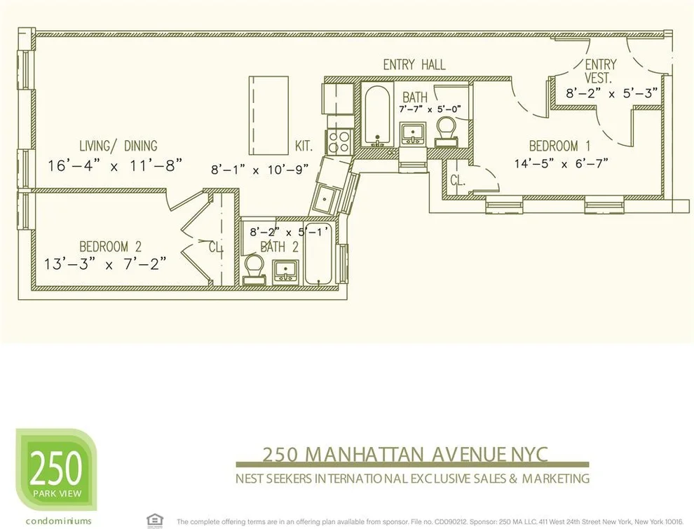 Unit for sale at 250 Manhattan Avenue, Manhattan, NY 10026
