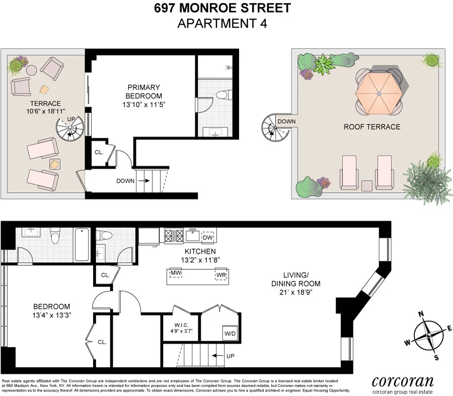 Unit for sale at 697 MONROE Street, Brooklyn, NY 11221