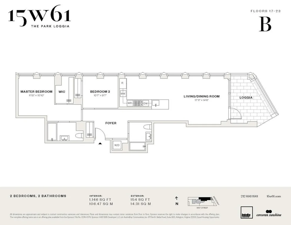 Unit for sale at 15 W 61st Street, Manhattan, NY 10023