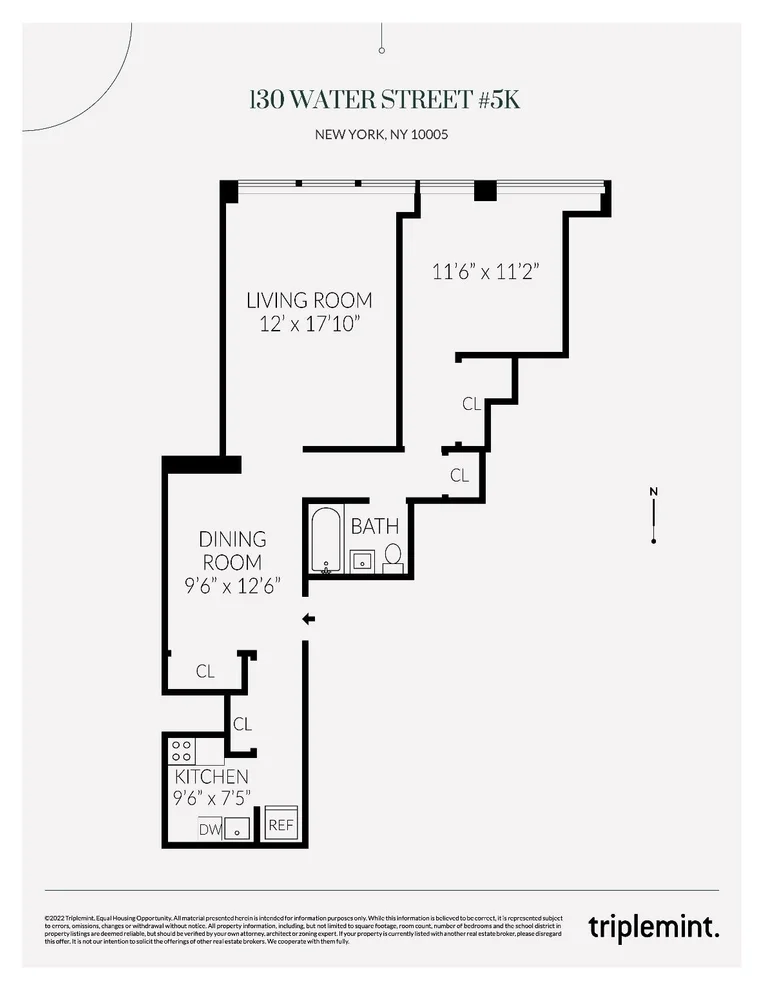 Unit for sale at 130 Water Street, Manhattan, NY 10005