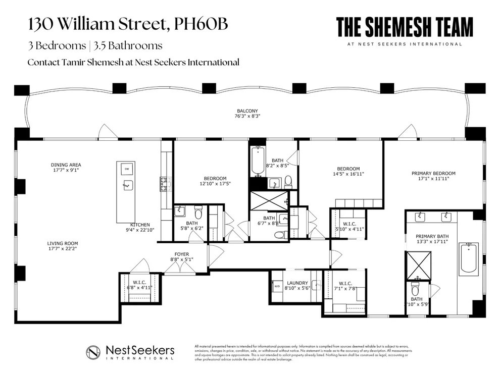 Unit for sale at 130 William Street, Manhattan, NY 10038