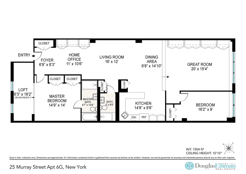 Unit for sale at 25 Murray Street, Manhattan, NY 10007