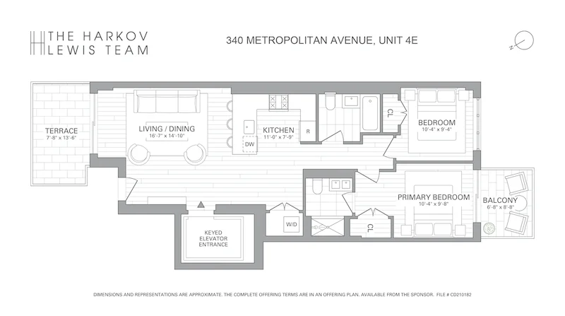 Unit for sale at 340 METROPOLITAN Avenue, Brooklyn, NY 11211