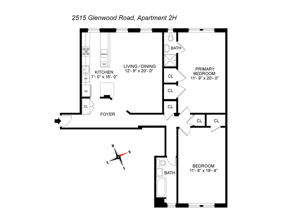Unit for sale at 2515 GLENWOOD Road, Brooklyn, NY 11210