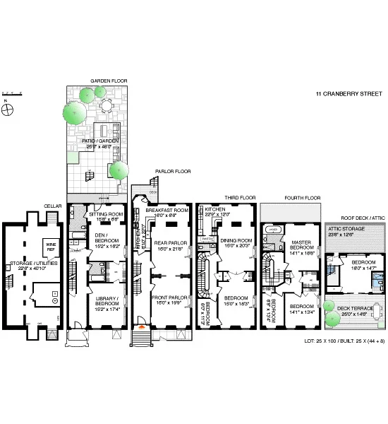 Unit for sale at 11 CRANBERRY Street, Brooklyn, NY 11201