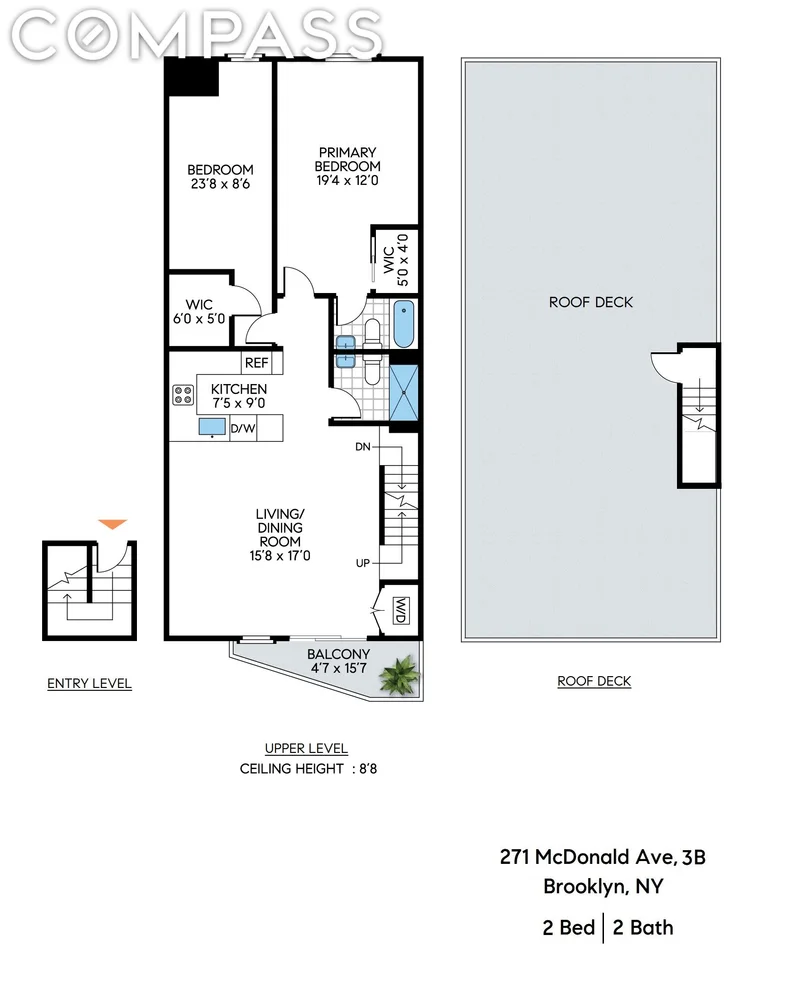 Unit for sale at 271 McDonald Avenue, Brooklyn, NY 11218