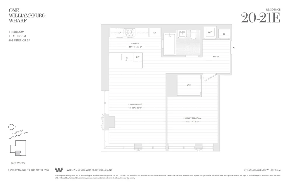 Unit for sale at 480 KENT Avenue, Brooklyn, NY 11249