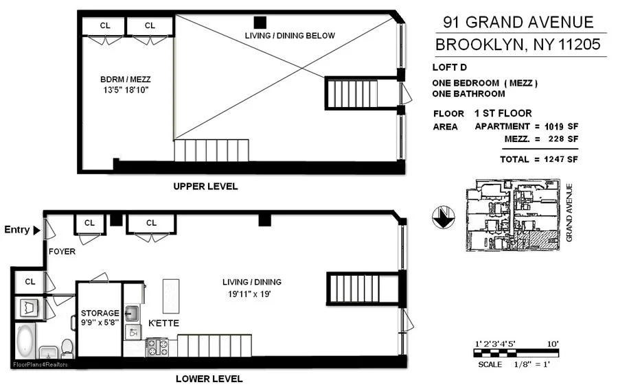 Unit for sale at 91 Grand Avenue, Brooklyn, NY 11205