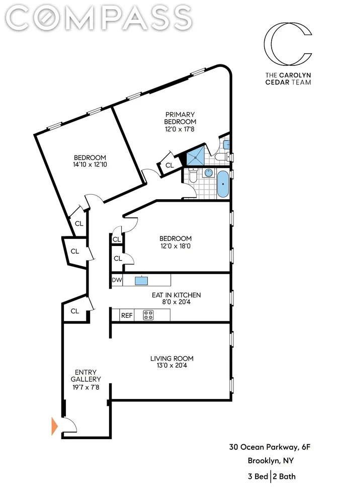 Unit for sale at 30 Ocean Parkway, Brooklyn, NY 11218