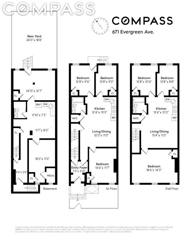 Unit for sale at 671 Evergreen Avenue, Brooklyn, NY 11207