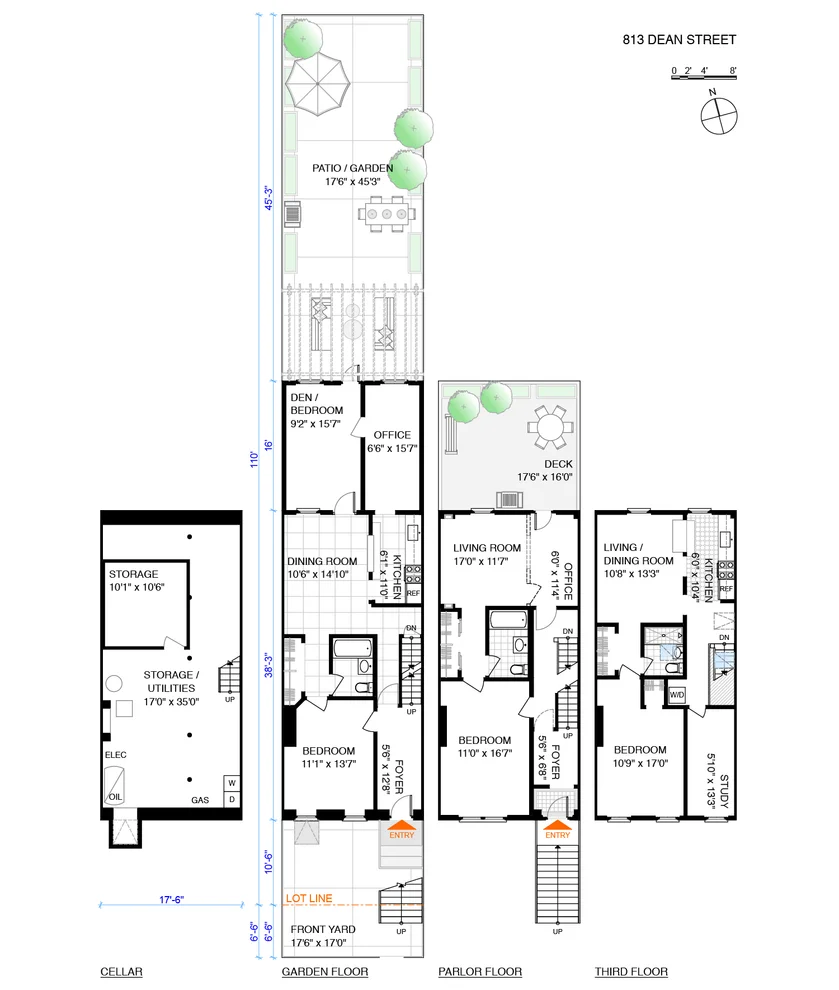 Unit for sale at 813 Dean Street, Brooklyn, NY 11238