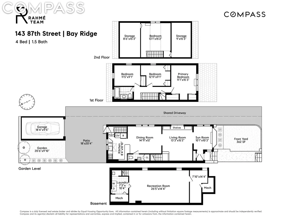 Unit for sale at 143 87th Street, Brooklyn, NY 11209