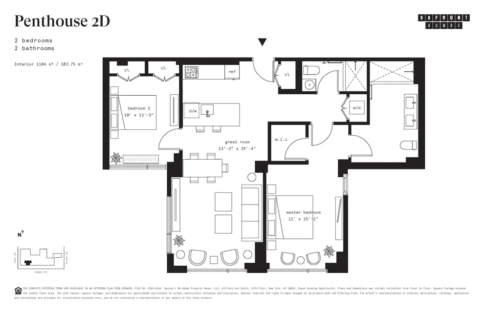 Unit for sale at 98 Front Street, Brooklyn, NY 11201