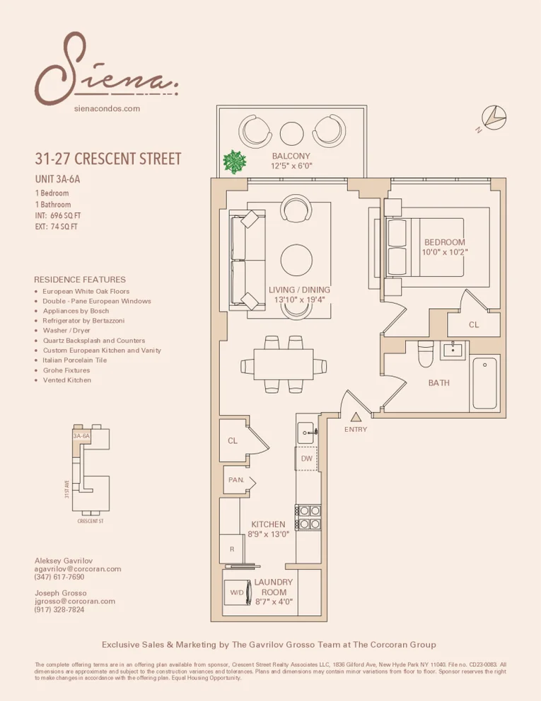Unit for sale at 31-27 CRESCENT Street, Queens, NY 11106