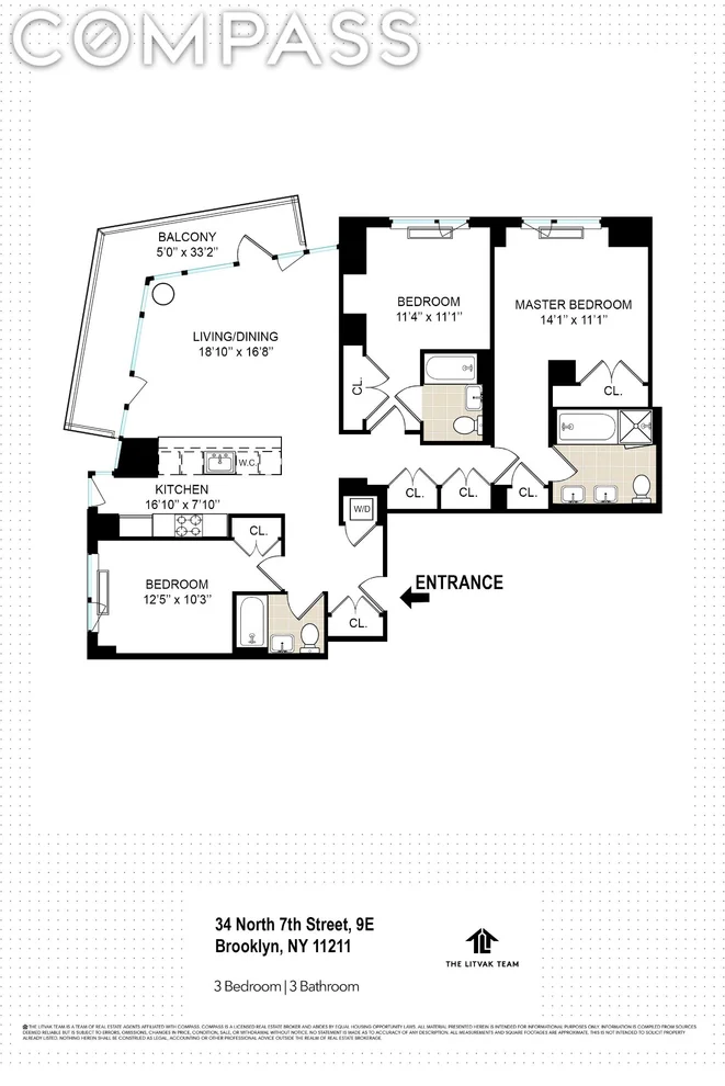 Unit for sale at 34 N 7th Street, Brooklyn, NY 11249