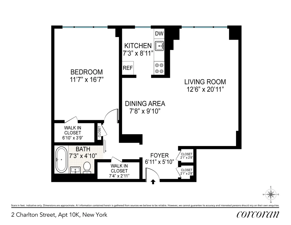 Unit for sale at 2 CHARLTON Street, Manhattan, NY 10014