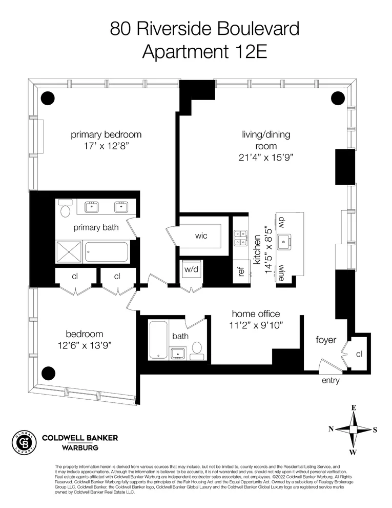 Unit for sale at 80 Riverside Boulevard, Manhattan, NY 10069