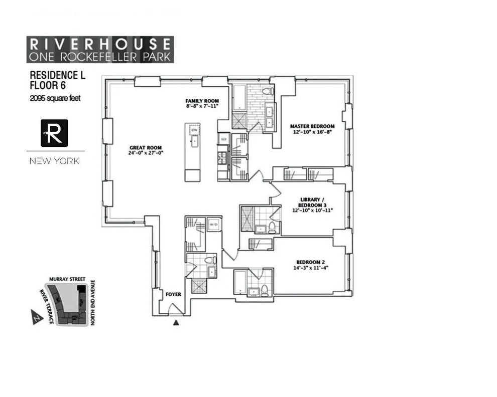 Unit for sale at 2 River Terrace, Manhattan, NY 10282