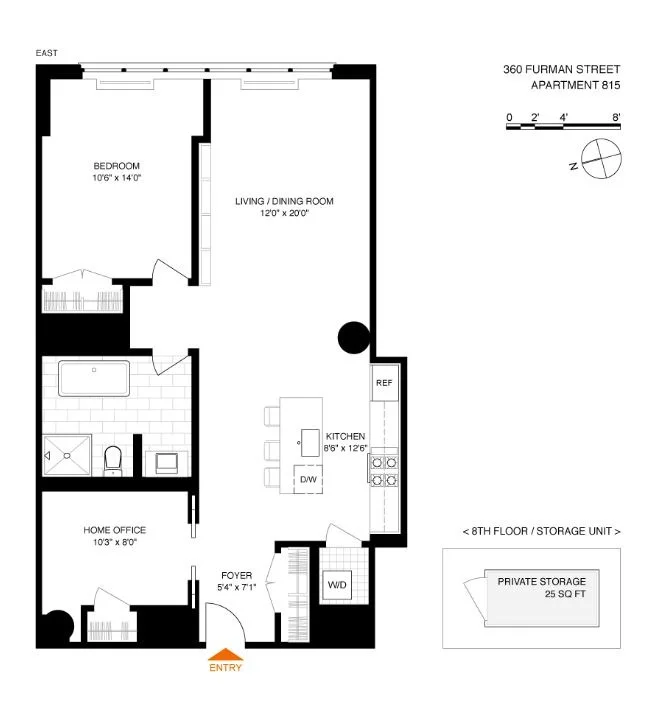 Unit for sale at 360 Furman Street, Brooklyn, NY 11201