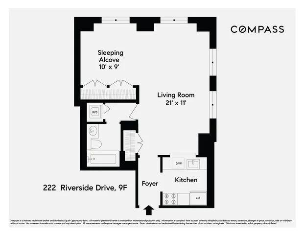 Unit for sale at 222 Riverside Drive, Manhattan, NY 10025