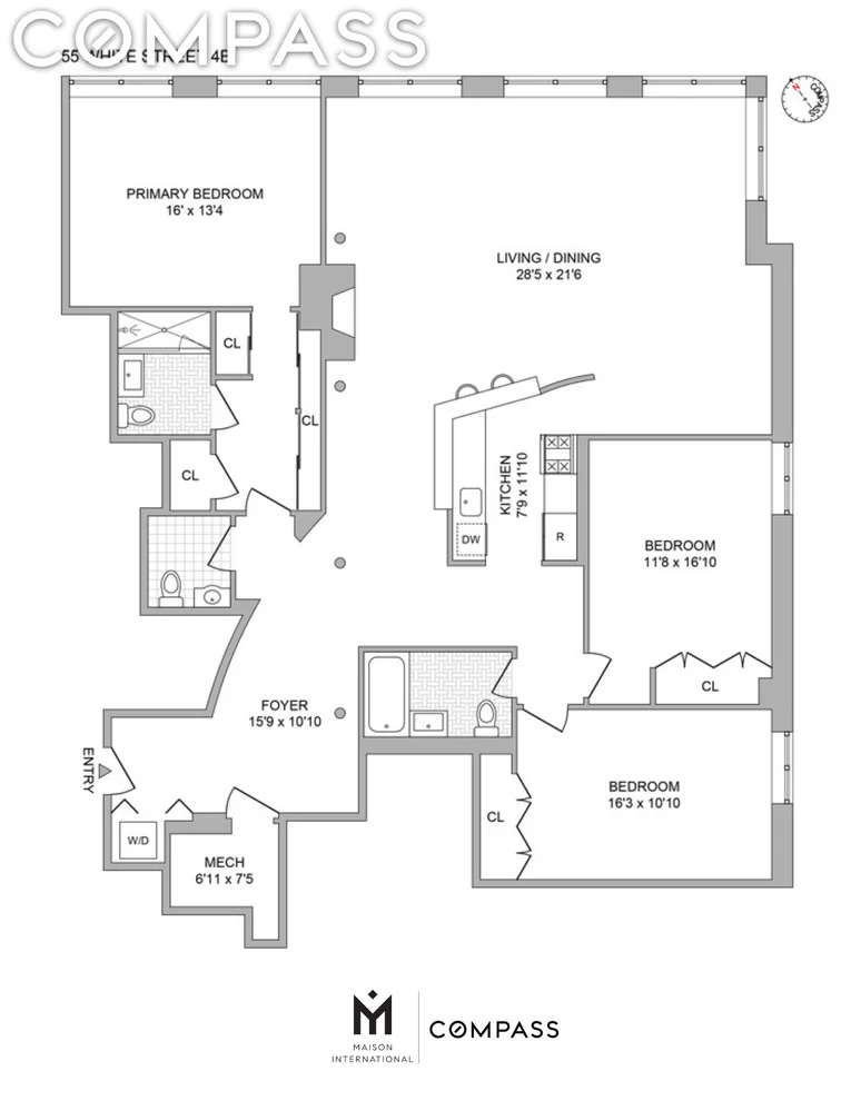 Unit for sale at 55 White Street, Manhattan, NY 10013