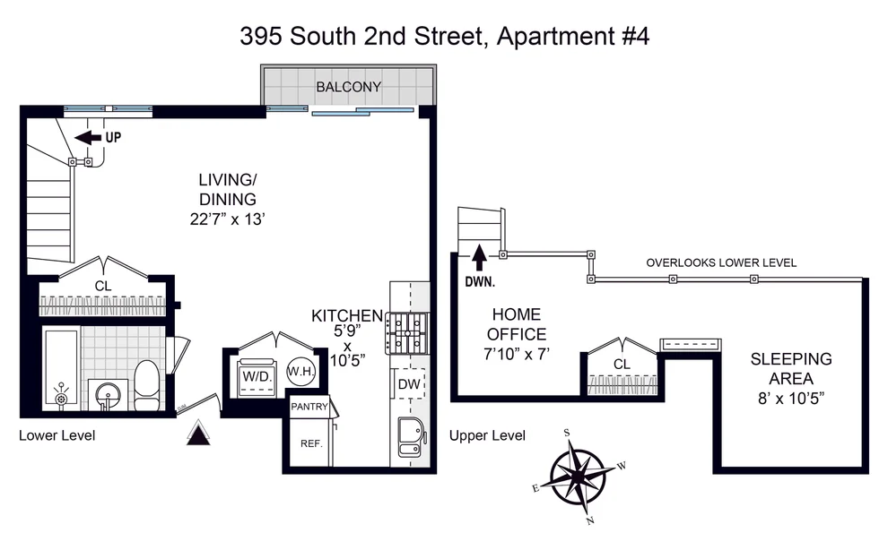 Unit for sale at 395 S 2ND Street, Brooklyn, NY 11211