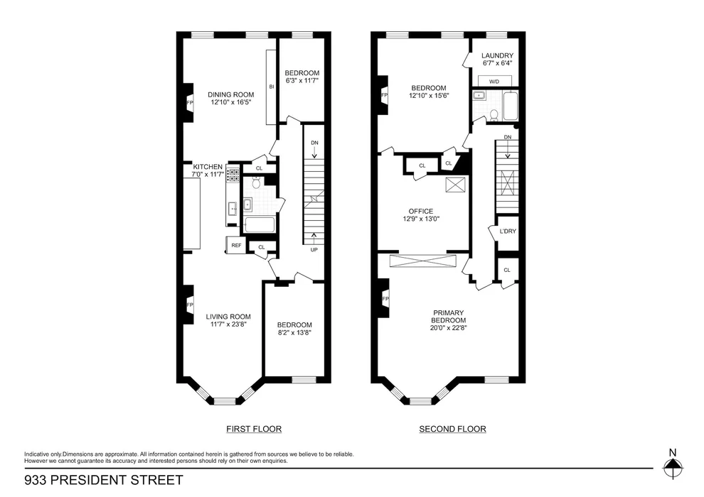 Unit for sale at 933 PRESIDENT Street, Brooklyn, NY 11215