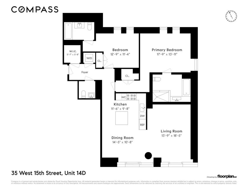 Unit for sale at 35 W 15th Street, Manhattan, NY 10011