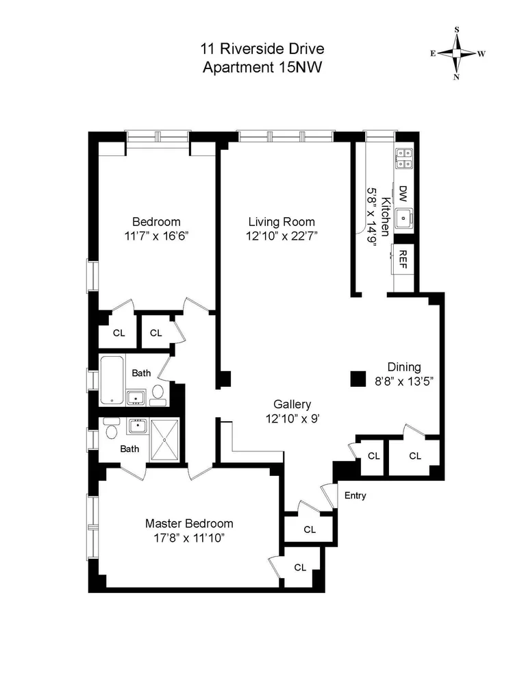 Unit for sale at 11 RIVERSIDE Drive, Manhattan, NY 10023