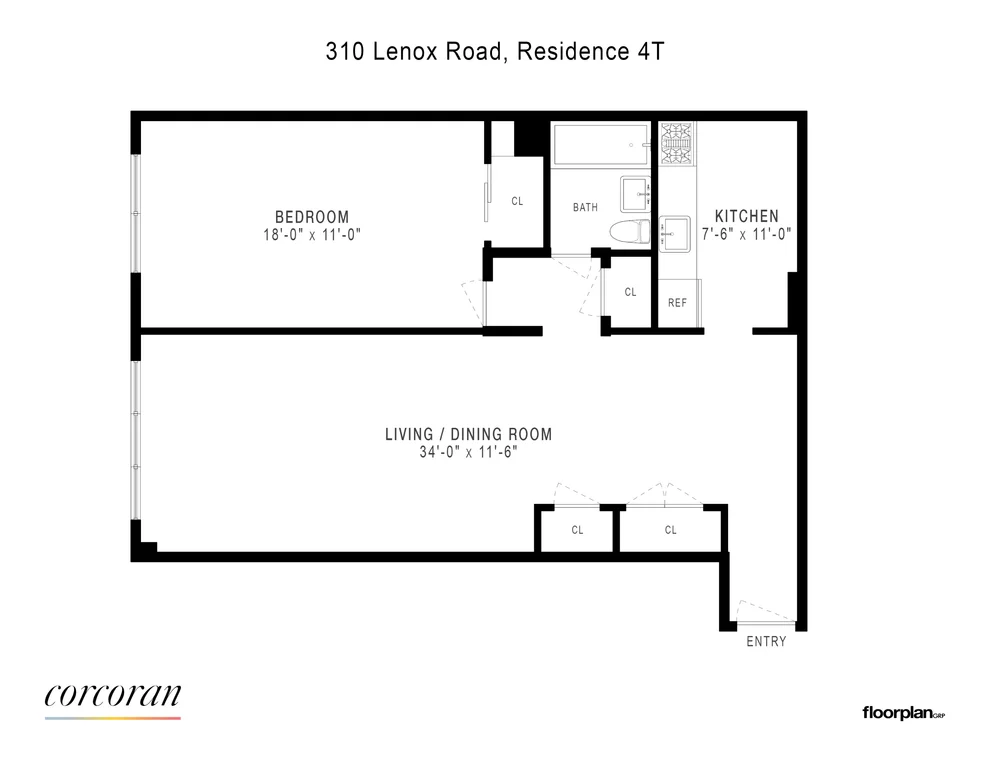 Unit for sale at 310 LENOX Road, Brooklyn, NY 11226