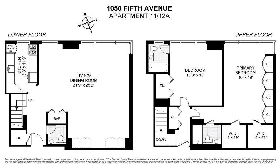 Unit for sale at 1050 5TH Avenue, Manhattan, NY 10028